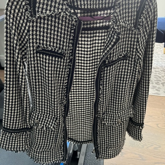 Zara tweed and houndstooth Jacket - Picture 6 of 6